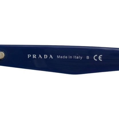PRADA プラダ サングラス レディース フルリム セルフレーム バイカラー ブルー/グレー SPR 05P-A 中古 T1
