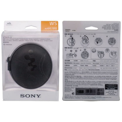 未使用品 ソニー ヘッドホン一体型ウォークマン純正ソフトケース WS620/WS410シリーズ用 ブラック CKS-NWWS620 B 中古 a1