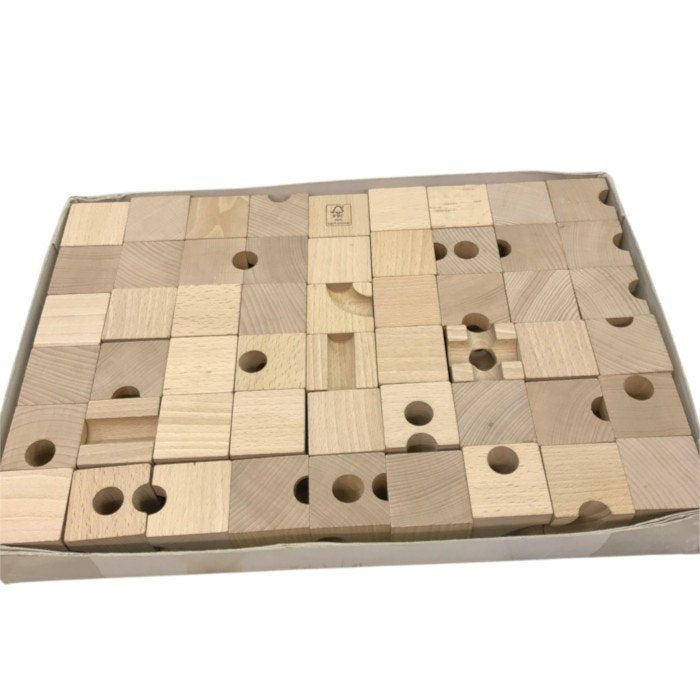 キュボロ (cuboro) キュボロ スタンダード 知育玩具 54ピース 中古 Y1