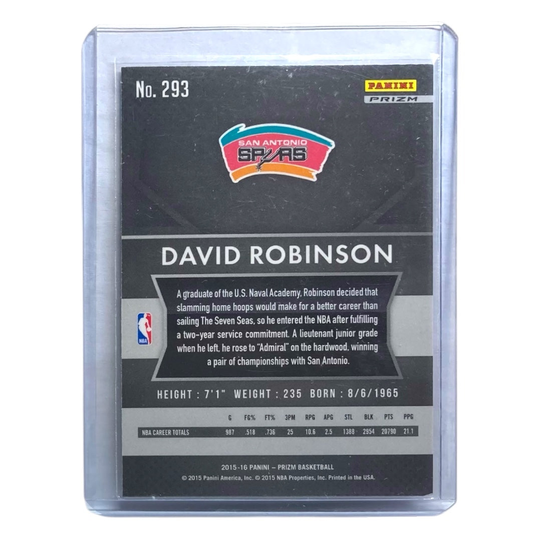 PANINI NBAカード PRIZM DAVID ROBINSON SAN ANTONIO SPURS #293 中古 IT2