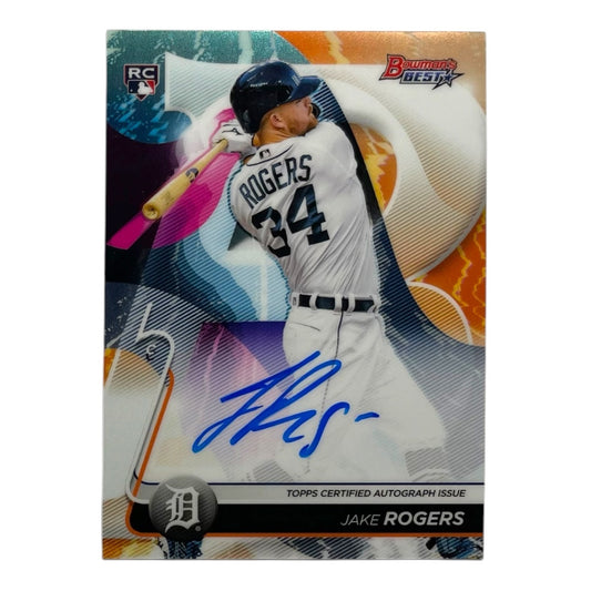 TOPPS MLBカード BOWMAN'S BEST JAKE ROGERS DETROIT TIGERS #B20-JR 中古 IT2