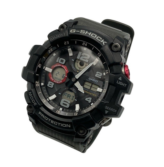 CASIO カシオ Gショック マスターオブG マッドマスター タフソーラー 腕時計 GWG-100-1A8JF メンズ 中古 D4