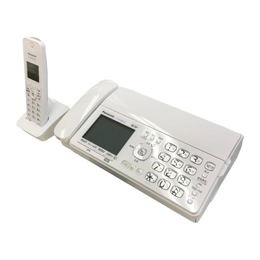 Panasonic パナソニック デジタルコードレス普通紙ファクス 子機1台付き ホワイト FAX ファクシミリ ナンバーディスプレイ/SDカード対応 KX-PD360DL-W 中古 T1