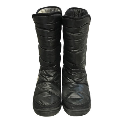 THE NORTH FACE ザノースフェイス ヌプシブーツ レディース ミドル丈 レインシューズ スノーブーツ 防寒 ブラック 24cm 616273 中古 T1