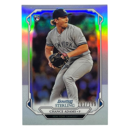 TOPPS MLBカード BOWMAN STERLING CHANCE ADAMS NEW YORK YANKEES /199 #BSR-66 中古 IT2
