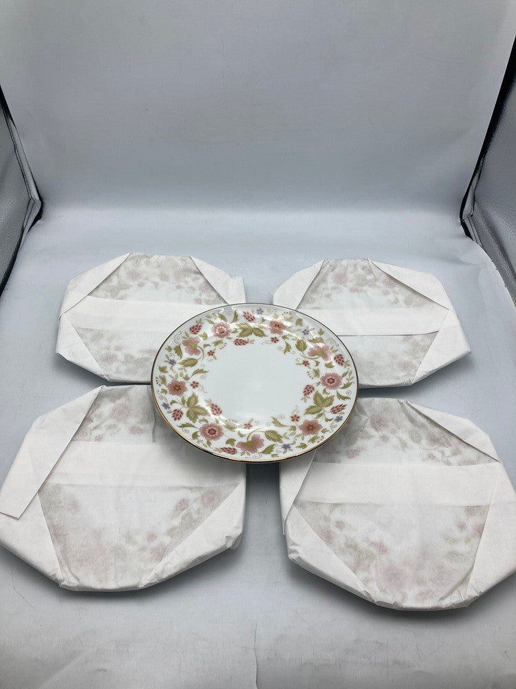 Noritake ノリタケ 更紗柄 19cm クーププレートセット 5枚 N-433L 中古 D4