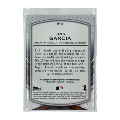 TOPPS MLBカード TRIBUTE LUIS GARCIA WASHINGTON NATIONALS 01/99 #LIA-LG 中古 IT1