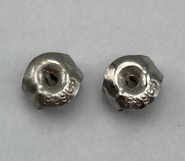 Pt900 5.0mm-5.5mmパール ピアス 中古 D4