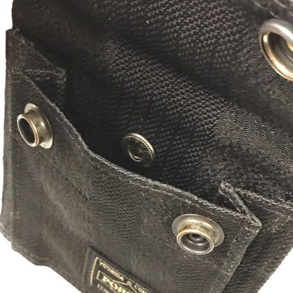 PORTER ポーター TANGO BLACK WALLET 財布 メンズ 2つ折り ポリエステル/ナイロン ちりめん タンゴブラック 638-07803 中古 T1
