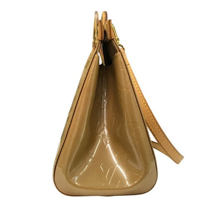 LOUIS VUITTON ルイヴィトン ヴェルニ ロクスバリードライブ ハンドバッグ レディース 2way セミショルダー ベージュ M91372 中古 T1