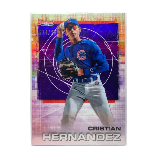TOPPS MLBカード BOWMAN'S BEST CRISTIAN HERNANDEZ CUBS 214/250 #3 中古 IT2