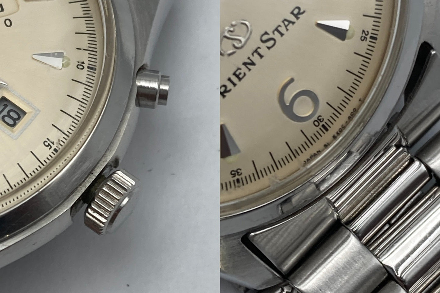 【ジャンク品】 ORIENT STAR オリエントスター オートマティック 腕時計 EX0C-C0 CS 中古 D4