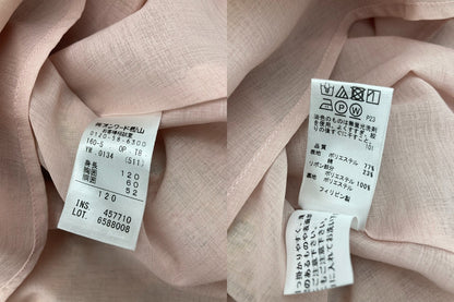 TOCCA トッカ キッズライン バンビ―ニ 花柄 ノースリーブワンピース 120cm 中古 D4