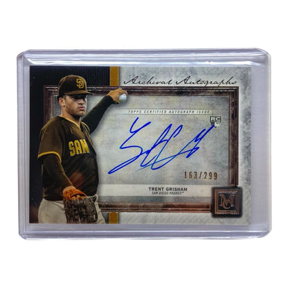 TOPPS MLBカード MUSEUM COLLECTION TRENT GRISHAM PADRES 163/299 #AA-TG 中古 IT2