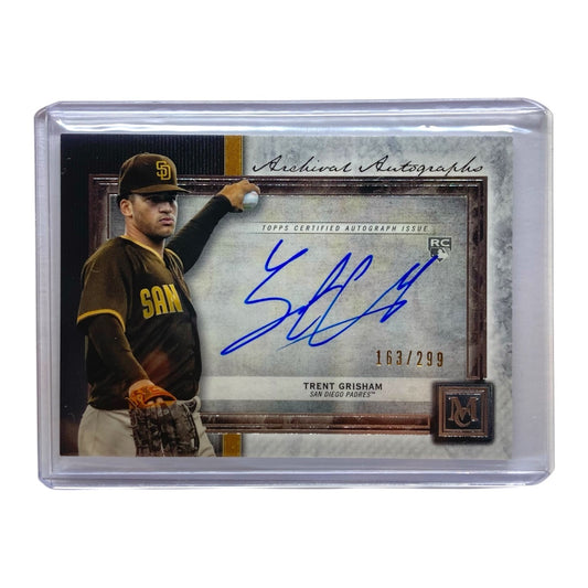 TOPPS MLBカード MUSEUM COLLECTION TRENT GRISHAM PADRES 163/299 #AA-TG 中古 IT2