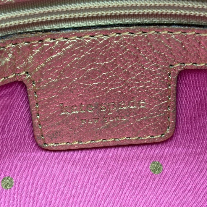 kate spade ケイトスペード ワンショルダーバッグ 鞄 レディース ゴールド お出かけ 中古 W４