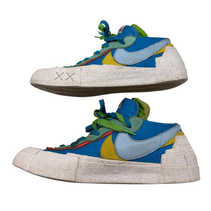 NIKE × SACAI × KAWS ナイキ × サカイ × カウズ BLAZER LOW スニーカー 28cm DM7901-400 靴 シューズ メンズ コラボ ブレーザー ロー 中古 W４