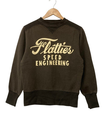 FREEWHEELERS フリーホイーラーズ POWER WEAR ATHLETIC SWEAT SHIRT ”Flatties" フロッキー スウェット 2034002 サイズ38 中古 D4