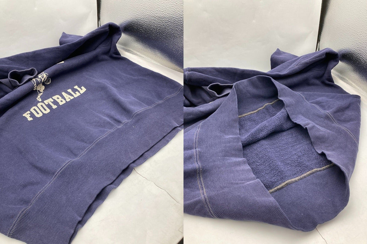 The REAL McCOY'S ザリアルマッコイズ  RAYMOND GENERAL STORE RYDELL FOOTBALL プリント スウェット サイズ36 メンズ 中古 D4