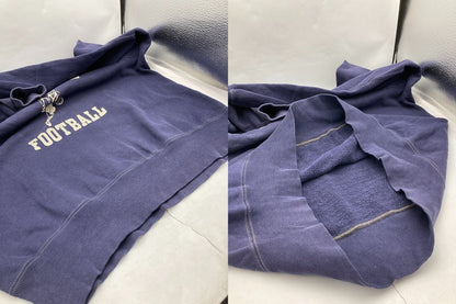The REAL McCOY'S ザリアルマッコイズ  RAYMOND GENERAL STORE RYDELL FOOTBALL プリント スウェット サイズ36 メンズ 中古 D4