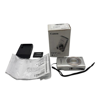 Canon デジタルカメラ IXY 180 シルバー 光学8倍ズーム IXY180SL キヤノン 家電 デジカメ イクシー 2000万画素 中古 W1