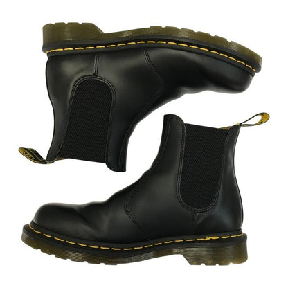 Dr.Martens ドクターマーチン チェルシーブーツ レディース サイドゴア 定番 イエローステッチ ブラック UK6(25cm) 2976 中古 T1
