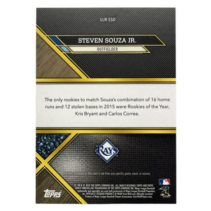 TOPPS MLBカード TRIPLE THREADS STEVEN SOUZA JR. TAMPA BAY RAYS /36 #UJR-SSO 中古 IT2
