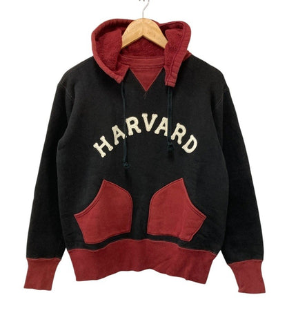FREEWHEELERS フリーホイーラーズ HARVARD THE GAME アタッチドフード スウェットパーカー サイズ38 メンズ 中古 D4