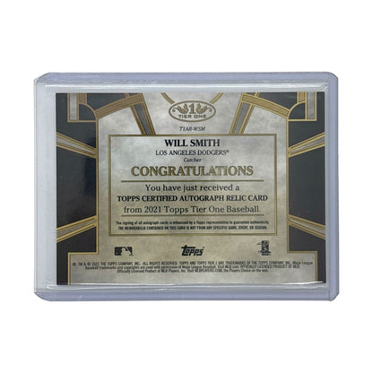 TOPPS MLBカード TIER ONE WILL SMITH LOS ANGELES DODGERS 062/100 #T1AR-WSM 中古 IT1