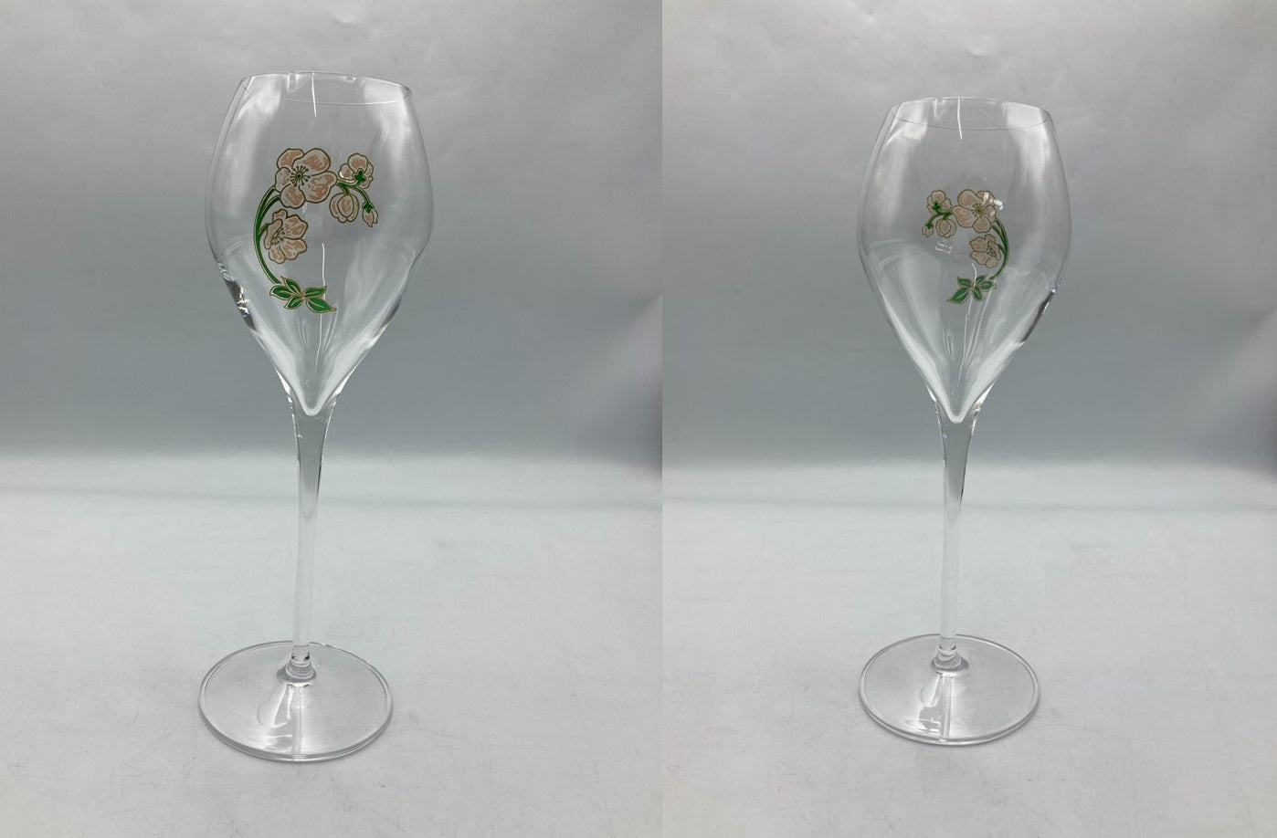 ペリエ・ジュエ・ベル・エポック LEHMANN レーマン アネモネフルート シャンパングラス 6客 中古 D4