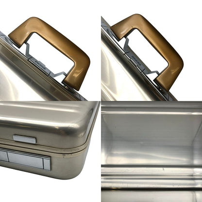 ZERO HALLIBURTON ゼロハリバートン アタッシュケース メンズ ビジネス ブリーフケース ヴィンテージ ナンバーロック シルバー 中古 T1