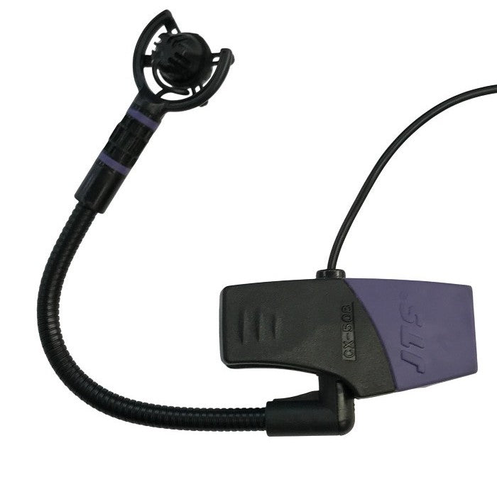 JTS 管楽器用 コンデンサーマイク ブラック ショックマウント構造 クリップ一体型 フレキシブル CX-508 中古 1