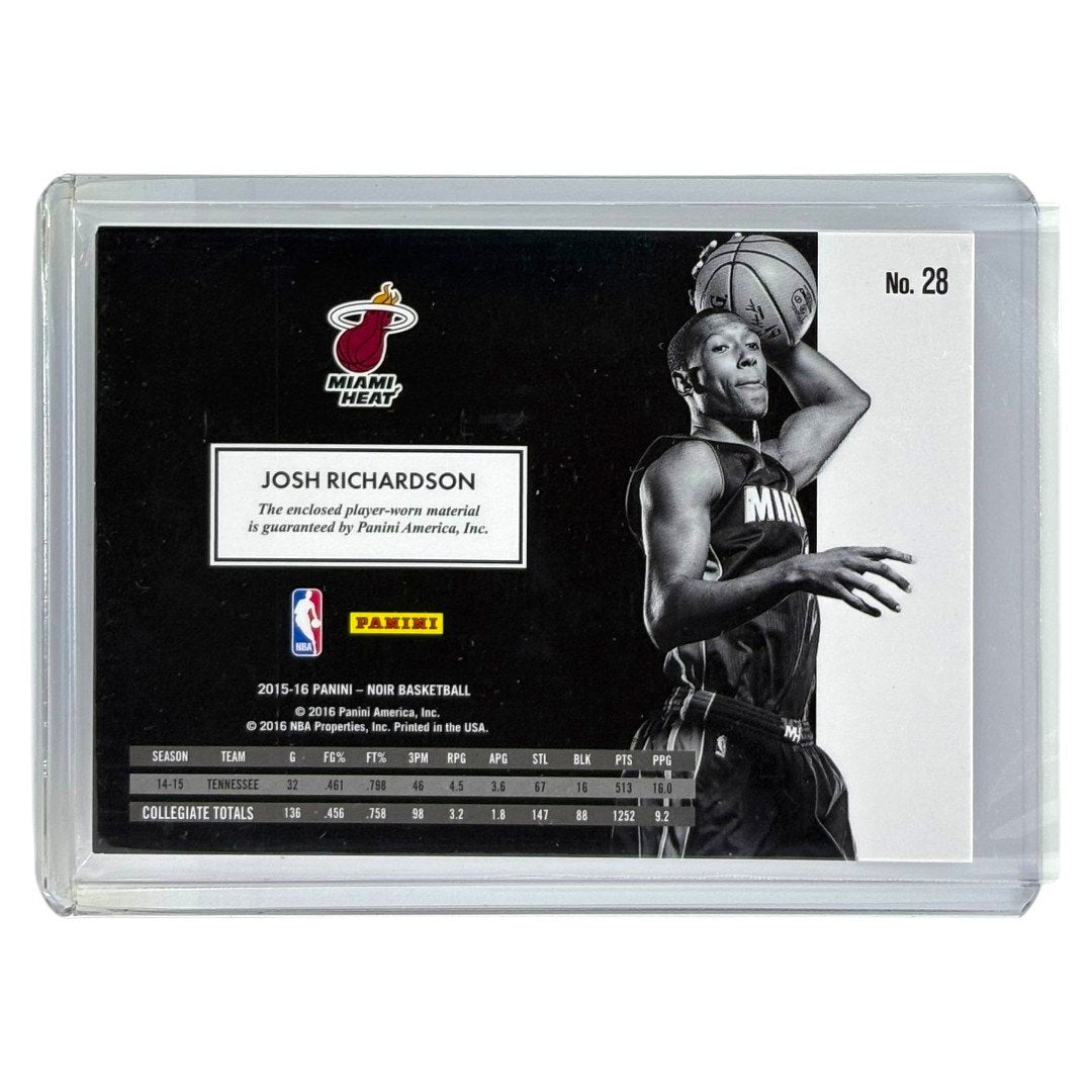 PANINI NBAカード NOIR JOSH RICHARDSON MIAMI HEAT /25 #28 中古 IT1