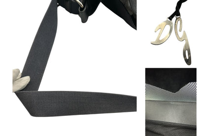 DOLCE＆GABBANA ドルチェ＆ガッバーナ メッシュ ショルダー バッグ 鞄 肩掛け レザー メンズ レディース 中古 W４