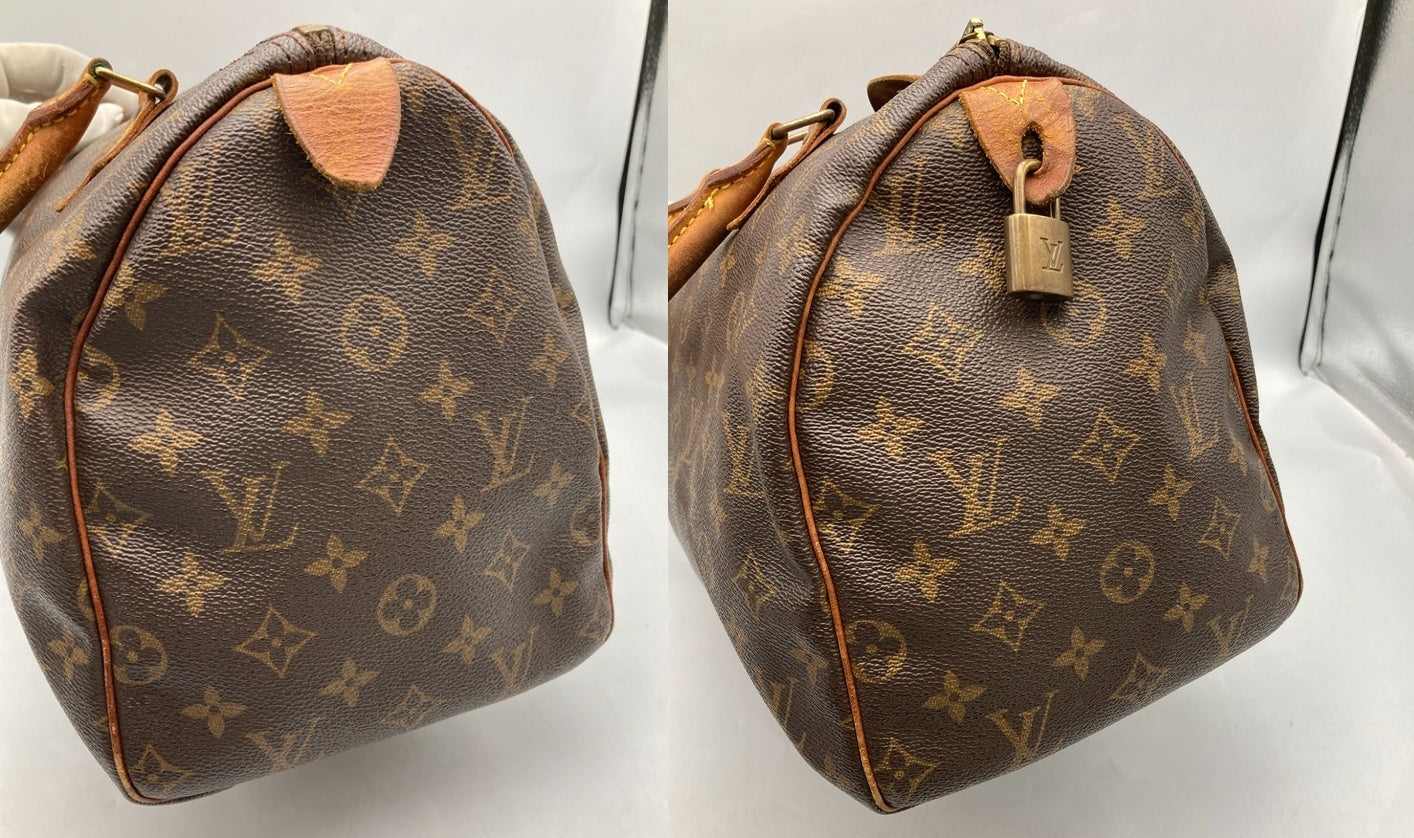 LOUIS VUITTON ルイヴィトン モノグラム スピーディー30 ハンドバッグ M41526 中古 D4