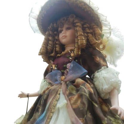 PORCELAIN DOLL ポーセリン・ドール アンティーク調 ビスクドール コレクターズドール 洋人形 中古 H4