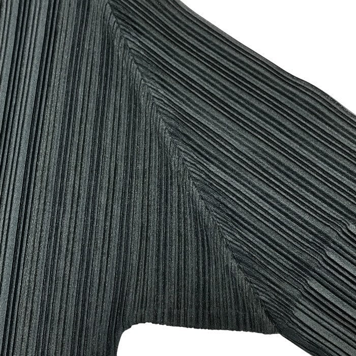 PLEATS PLEASE プリーツプリーズ イッセイミヤケ カットソー レディース 長袖 ハイネック タートルネック ブラック 3サイズ FK83-FK356 中古 T1