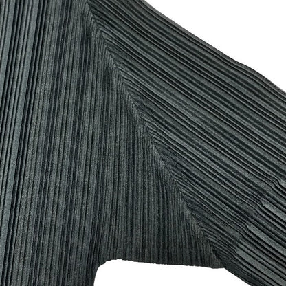 PLEATS PLEASE プリーツプリーズ イッセイミヤケ カットソー レディース 長袖 ハイネック タートルネック ブラック 3サイズ FK83-FK356 中古 T1