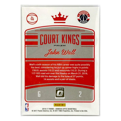 PANINI NBAカード DONRUSS OPTIC PRIZM JOHN WALL WASHINGTON WIZARDS #16 中古 IT1