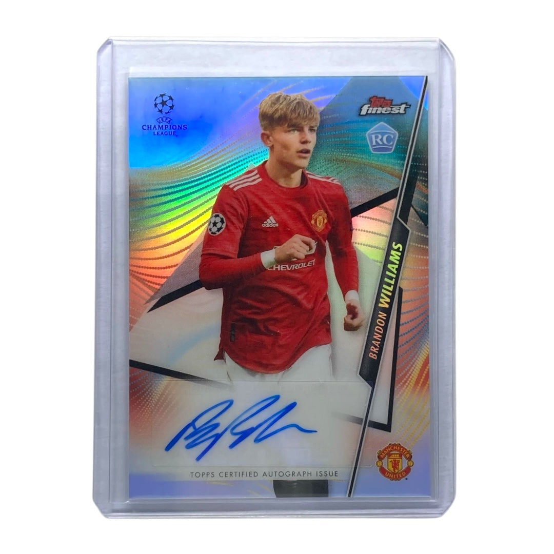 TOPPS サッカーカード FINEST BRANDON WILLIAMS MANCHESTER UNITED #FA-BW 中古 IT2