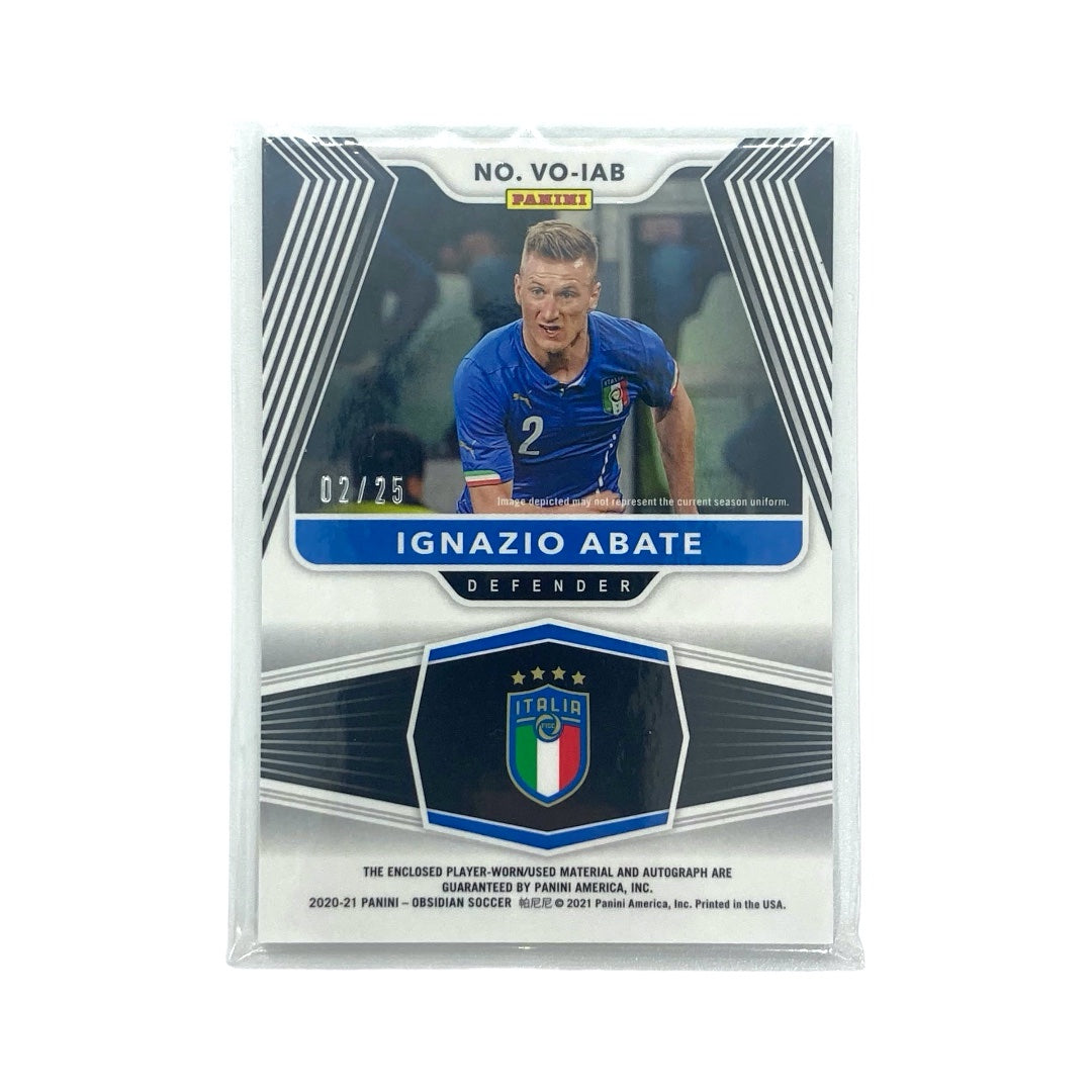 PANINI サッカーカード OBSIDIAN IGNAZIO ABATE ITALY 02/25 #VO-IAB 中古 IT1
