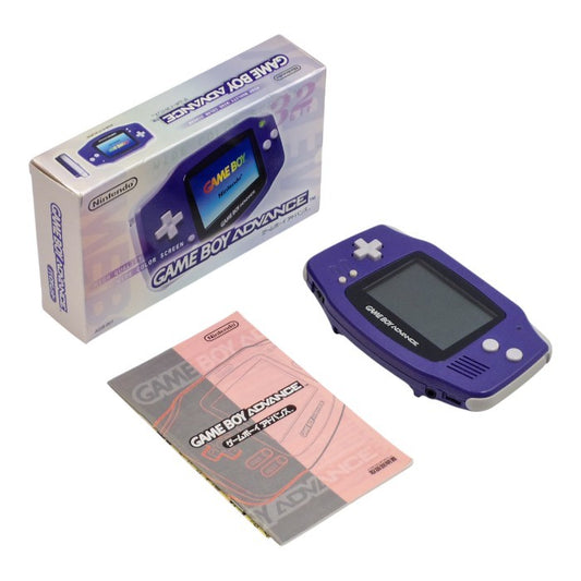 難あり 任天堂 ゲームボーイアドバンス 本体 AGB-001 バイオレット 中古 a1