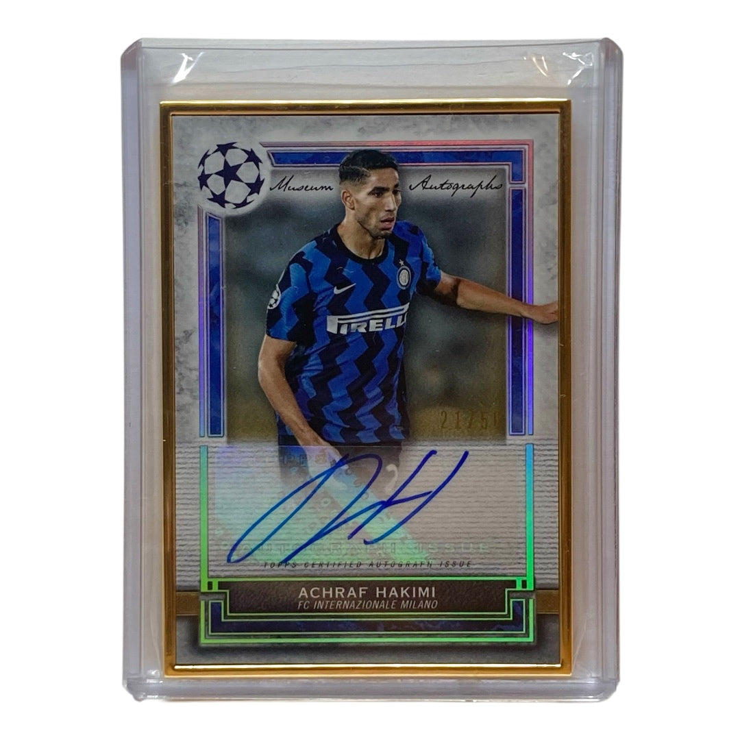 TOPPS サッカーカード MUSEUM COLLECTION ACHRAF HAKIMI INTERNAZIONALE MILANO 21/50 #FA-AH 中古 IT2