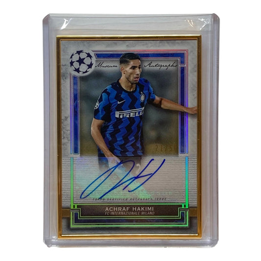 TOPPS サッカーカード MUSEUM COLLECTION ACHRAF HAKIMI INTERNAZIONALE MILANO 21/50 #FA-AH 中古 IT2