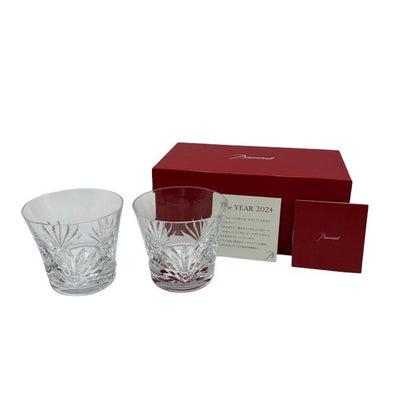 Baccarat バカラ ルテシア タンブラー 2個セット 2024限定 洋食器 酒器 イヤータンブラー ブランド 中古 W1