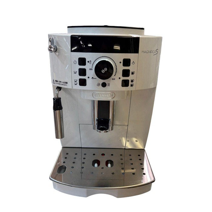 デロンギ DeLonghi 全自動コーヒーメーカー マグニフィカS ホワイト ECAM22112W キッチン家電 コーヒー 家電 中古 W1
