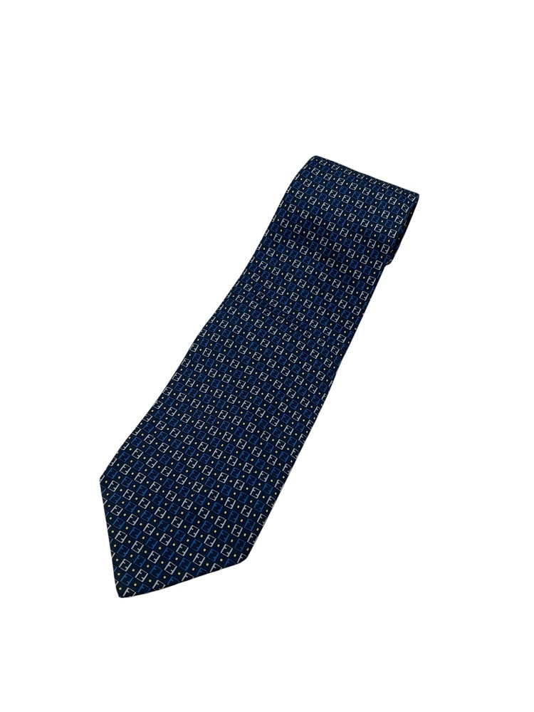FENDI フェンディ ズッカ柄 ネクタイ シルク100％ 中古 D4