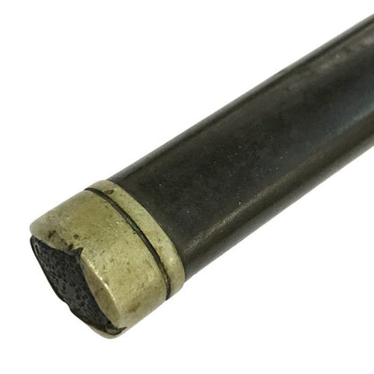 龍雲堂 矢立 携帯用筆記用具 書道 墨壺 アンティーク 文具 金属製 中古 T1