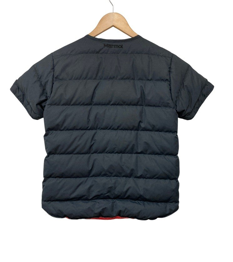 Marmot × KATO’ × NANGA トリプルコラボ 半袖ダウンジャケット サイズS メンズ 中古 D4