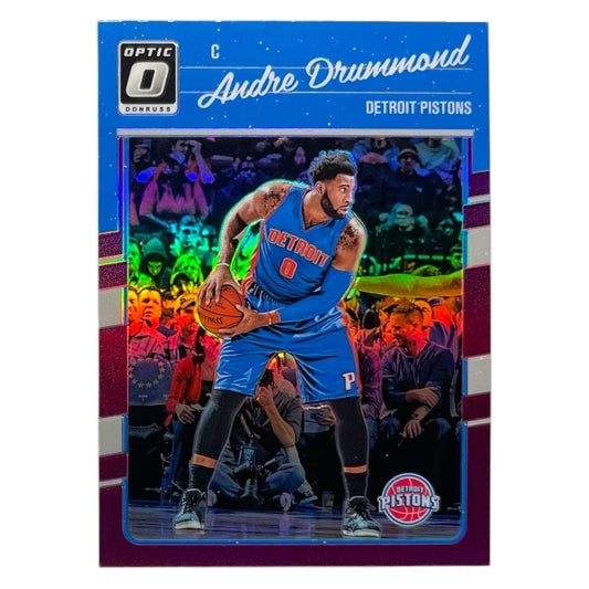 PANINI NBAカード DONRUSS OPTIC PRIZM ANDRE DRUMMOND DETROIT PISTONS #104 中古 IT2